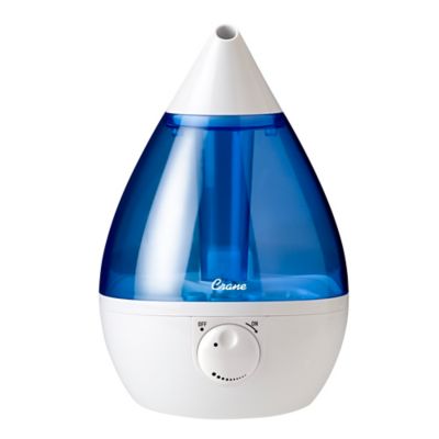Crane 1-Gallon Droplet Ultrasonic Cool Mist Humidifier in Blue/White