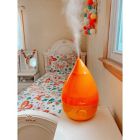 Alternate image 1 for Crane Ultrasonic Cool-Mist Drop Shape Humidifier in Orange