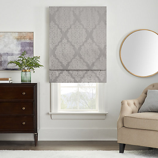 Alternate image 1 for Eclipse Carlton 100% Total Blackout Cordless Lined Roman Shade