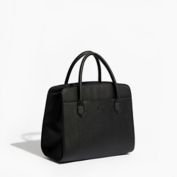 Freshly Picked Windsor Diaper Satchel in Obsidian