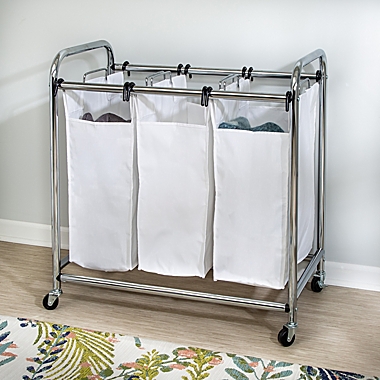 Honey-Can-Do&reg; Heavy Duty 3-Section Laundry Sorter. View a larger version of this product image.