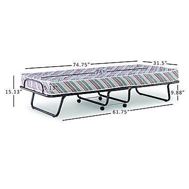 Knollwood Studio Folding Twin Bed with Mattress. View a larger version of this product image.
