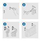 Alternate image 3 for Basic Drapery 3-Inch Wide 28-Inch to 48-Inch Adjustable Curtain Rod