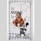 Alternate image 2 for Disney&reg; Call Me Mickey Photo Op Fitted Crib Sheet in Blue