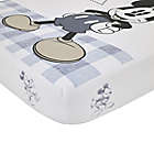 Alternate image 4 for Disney&reg; Call Me Mickey Photo Op Fitted Crib Sheet in Blue