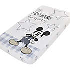 Alternate image 0 for Disney&reg; Call Me Mickey Photo Op Fitted Crib Sheet in Blue