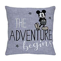 Disney Baby® Call Me Mickey Square Throw Pillow in Blue