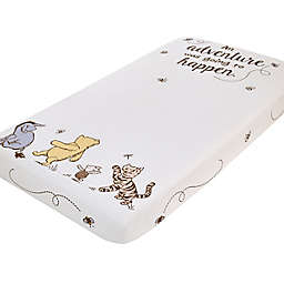 Disney® Winnie the Pooh Hunny Fun Photo Op Fitted Crib Sheet in White