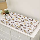 Alternate image 1 for Disney&reg; Classic Pooh Hunny Fun Changing Pad Cover in White/Taupe