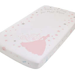 Disney® Princess Enchanting Dreams Photo Op Crib Sheet in Pink