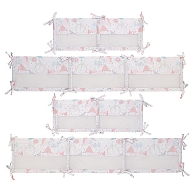 Disney&reg; Princess Enchanting Dreams Crib Liner in Pink. View a larger version of this product image.