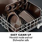 Alternate image 1 for Circulon&reg; Nonstick 2-Piece Baking Pan Set in Chocolate