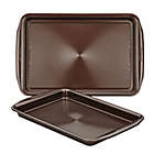 Alternate image 0 for Circulon&reg; Nonstick 2-Piece Baking Pan Set in Chocolate