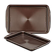 Circulon&reg; Nonstick 2-Piece Baking Pan Set in Chocolate
