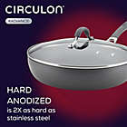 Alternate image 3 for Circulon Radiance 12-Inch Nonstick Hard-Anodized Covered Deep Skillet in Grey