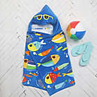 Alternate image 1 for H for Happy&trade; Fish School Hooded Beach Towel in Cool