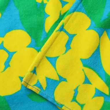 H for Happy&trade; Pineapple Hooded Beach Towel in Cool. View a larger version of this product image.