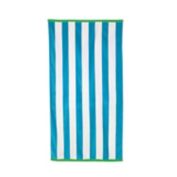 H for Happy&trade; Stripe Cabana Beach Towel in Cool Blue