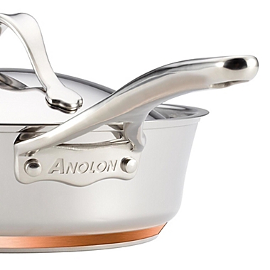 Anolon&reg; Nouvelle Copper Stainless Steel 10-Piece Cookware Set. View a larger version of this product image.