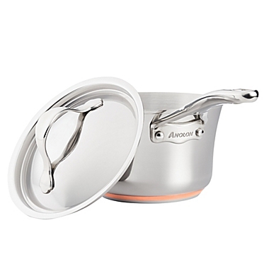 Anolon&reg; Nouvelle Copper Stainless Steel 10-Piece Cookware Set. View a larger version of this product image.