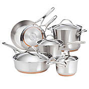 Anolon&reg; Nouvelle Copper Stainless Steel 10-Piece Cookware Set
