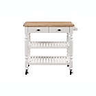 Alternate image 7 for Mikaelson Kitchen Cart in White