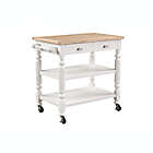 Alternate image 0 for Mikaelson Kitchen Cart in White