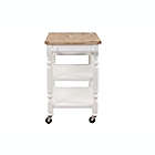Alternate image 8 for Mikaelson Kitchen Cart in White