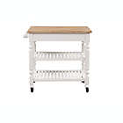Alternate image 9 for Mikaelson Kitchen Cart in White