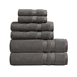 Beautyrest® Plume 100% Cotton Feather Touch 6-Piece Towel Set in Charcoal