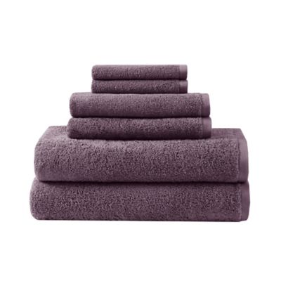 Clean Spaces Aure 100% Cotton Solid 6-Piece Towel Set