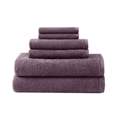 Clean Spaces Aure 100% Cotton Solid 6-Piece Towel Set. View a larger version of this product image.