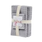 Alternate image 3 for Clean Spaces Aure 100% Cotton Solid Textured 6-Piece Towel Set