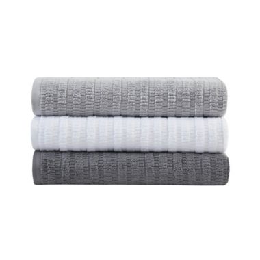 Clean Spaces Aure 100% Cotton Solid Textured 6-Piece Towel Set. View a larger version of this product image.