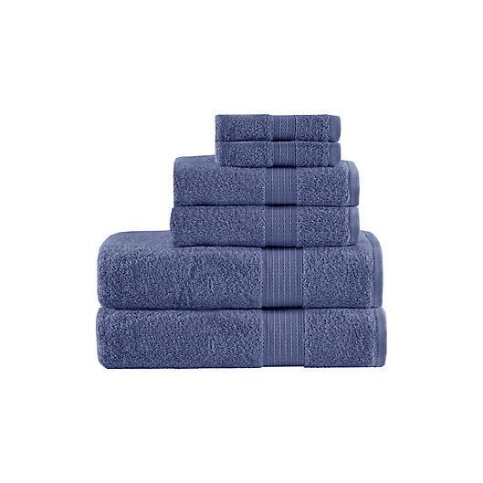 Alternate image 1 for Madison Park® Organic Cotton 6-Piece Bath Towel Set