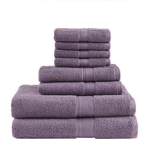 Alternate image 1 for Madison Park Signature 800GSM 100% Cotton 8-Piece Bath Towel Set