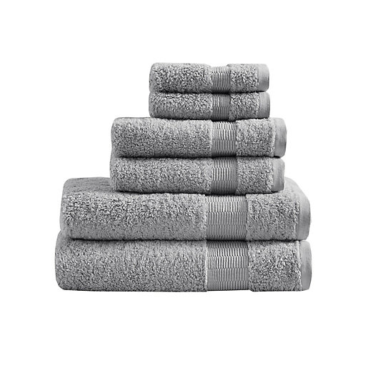 Alternate image 1 for Madison Park Signature Luxor 100% Egyptian Cotton 6-Piece Bath Towel Set