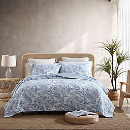 Tommy Bahama® Palmday Blue Canal Quilt Set