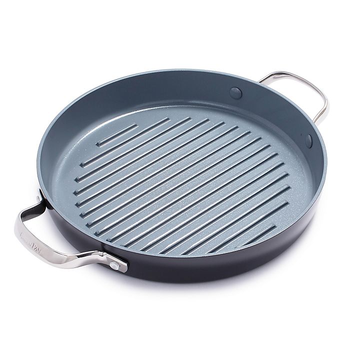 Valencia Pro Ceramic Nonstick 11 Inch, Round Griddle Pan For Induction Hob