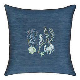Linen Home Textiles Pillow Cover in Denim Blue