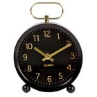 Alternate image 0 for Home Essentials 8-Inch Table Clock in Black/Gold