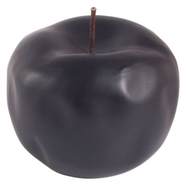 Home Essentials Decorative Apple in Black. View a larger version of this product image.