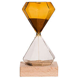 Home Essentials Decorative Hourglass Timer in Amber