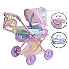 Alternate image 4 for Olivia&#39;s Little World Magical Dreamland Baby Doll 2-in-1 Deluxe Stroller