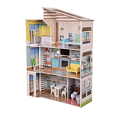 Olivia&#39;s Little World Mediterranean Dollhouse. View a larger version of this product image.