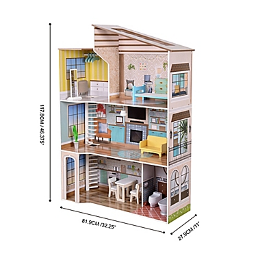 Olivia&#39;s Little World Mediterranean Dollhouse. View a larger version of this product image.