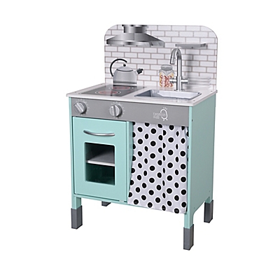 Teamson Kids Little Chef Philly Modern Play Kitchen in Aqua. View a larger version of this product image.