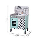 Alternate image 3 for Teamson Kids Little Chef Philly Modern Play Kitchen in Aqua
