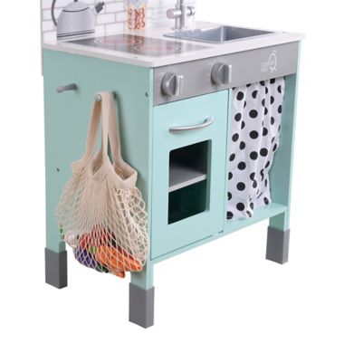 Teamson Kids Little Chef Philly Modern Play Kitchen in Aqua. View a larger version of this product image.