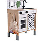 Alternate image 6 for Teamson Kids Little Chef Philly Modern Play Kitchen in Black/White